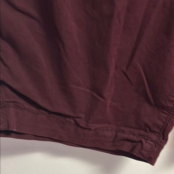 American Eagle Outfitters dark burgundy Red Flat Front Shorts sz 29 - Picture 4 of 7